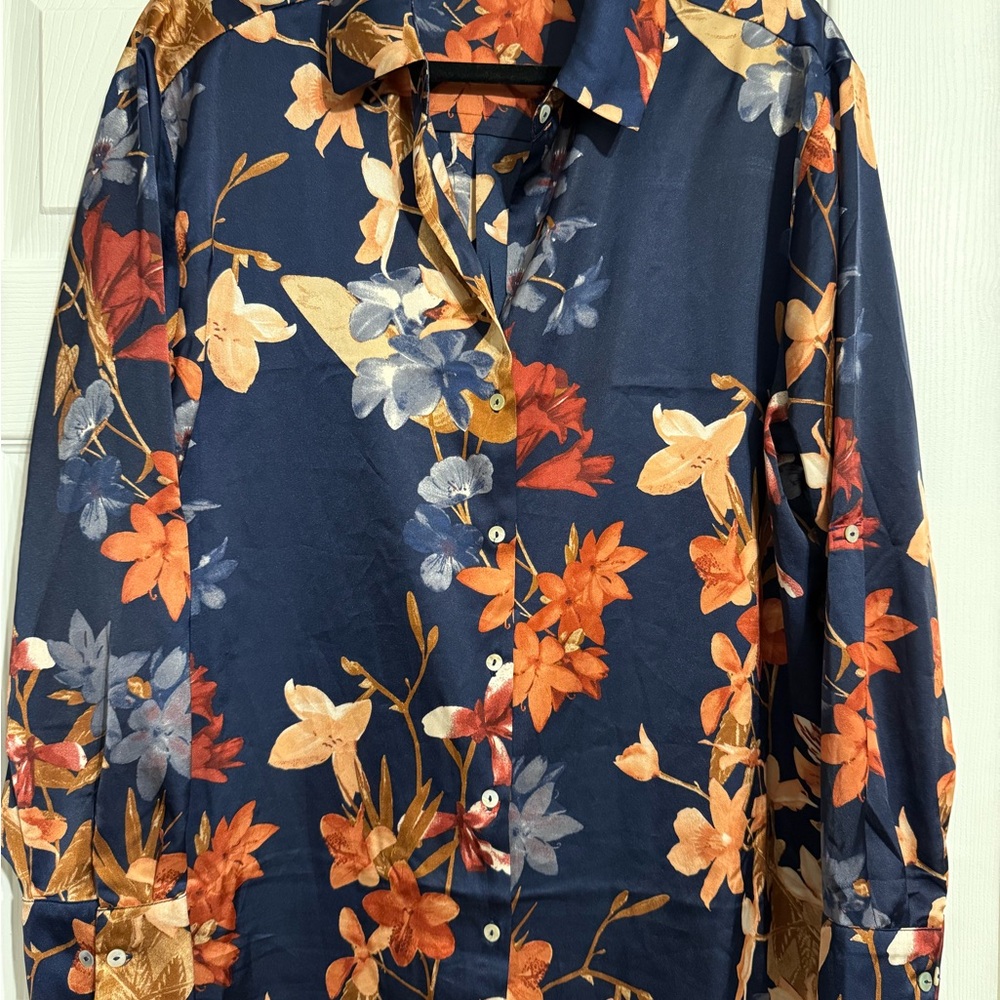 Floral Button-Up Shirt